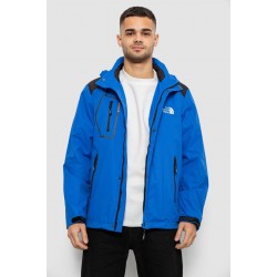 Ветровка мужская с принтом 244R2515, цвет Синий