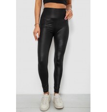 Лосини жіночі однотонні, колір чорний, 214R155-1