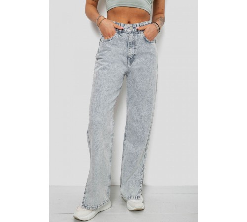Джинсы женские прямые 244R1686S21, цвет Серый
