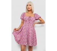 Платье женское с принтом софт, цвет пудровый, 257R811