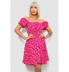 Сукня жіноча з принтом софт, колір рожевий, 257R811