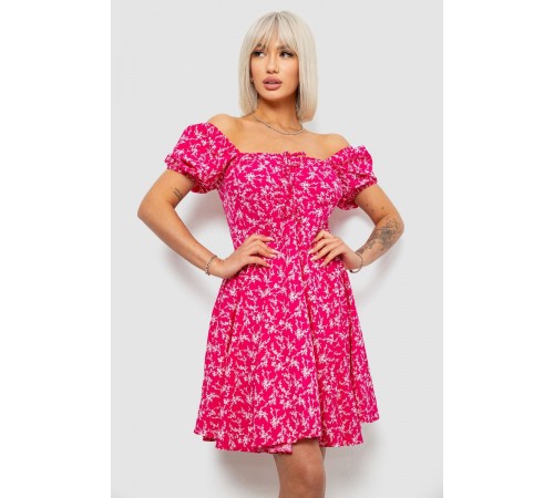 Платье женское с принтом софт, цвет розовый, 257R811