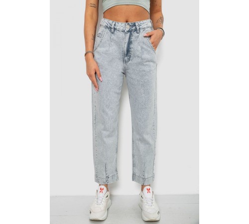 Джинси жіночі MOM, колір блакитний, 244R1905S21