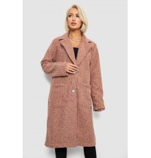 Пальто жіноче без підкладки, колір пудровий, 257R99