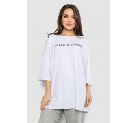 Футболка женская с принтом, цвет белый, 244R3013