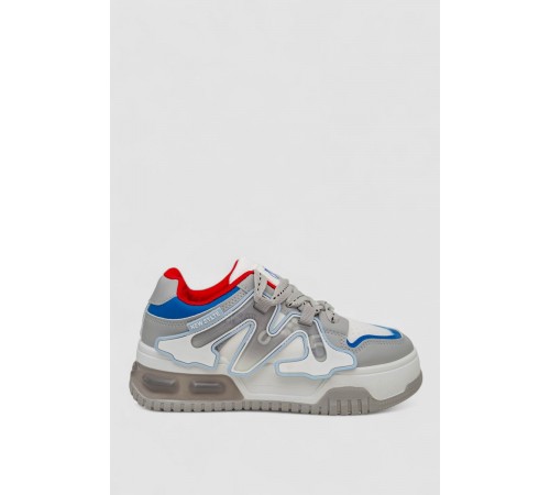 Кросівки жіночі, колір біло-сірий, 256RCR-11