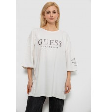 Футболка женская с принтом, цвет молочный, 244R3019