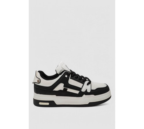 Кросівки чоловічі демісезонні, колір біло-чорний, 243RHK71