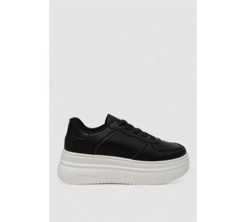 Кроссовки женские демисезонные, цвет черно-белый, 248RBL20