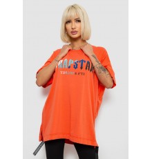 Футболка жіноча з принтом, колір помаранчевий, 244R4012