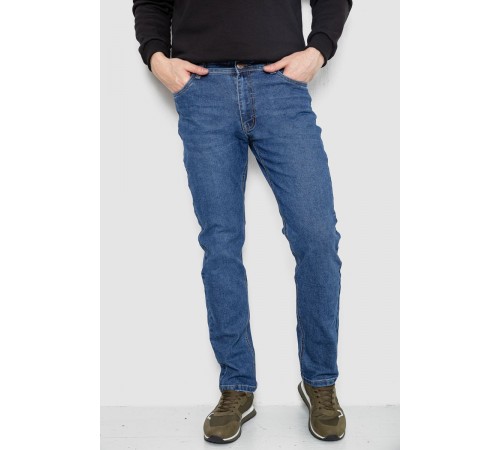 Джинси чоловічі демісезонні, колір синій, 243R8058