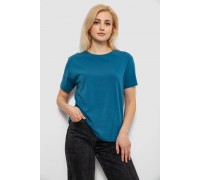 Футболка женская однотонная, цвет джинс, 244R802-5