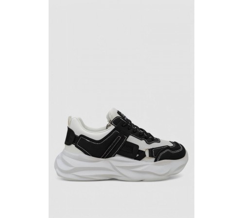 Кросівки чоловічі демісезонні, колір біло-чорний, 2RHK05