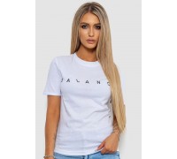 Футболка женская с принтом, цвет белый, 238R57400