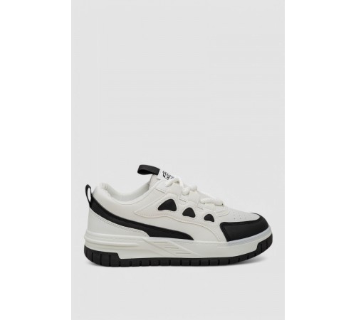 Кросівки чоловічі демісезонні, колір біло-чорний, 243RHK110