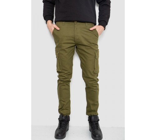 Джинси чоловічі демісезонні, колір хакі, 243R8083