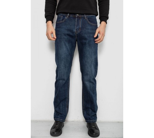 Джинси чоловічі прямого крою, колір синій, 244R9902