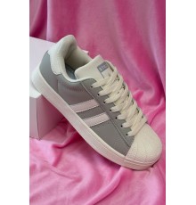 Кросівки жіночі демісезонні, колір сіро-бежевий, 248RHB640