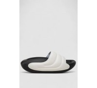 Шлепанцы женские, цвет черно-белый, 248RYY03