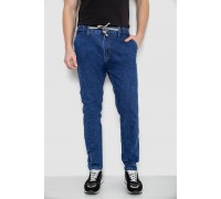 Джинси чоловічі на гумці, колір синій, 244R8064