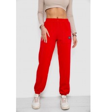 Спортивні штани жіночі, колір червоний, 247R4670