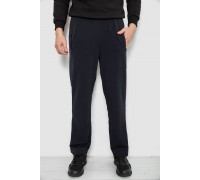 Спортивные штаны мужские однотонные, цвет темно-синий, 244R41277