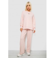 Спортивний костюм жіночий з принтом, колір пудровий, 244R1060AG