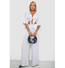 Костюм женский, цвет белый, 258R270