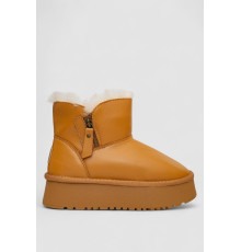 Уггі жіночі на хутрі, колір коричневий, 243RL951