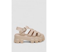 Босоножки женские, цвет бежевый, 243R9206