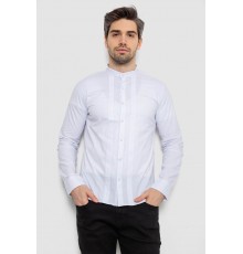 Сорочка чоловіча однотонна, колір білий, 186R2033