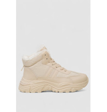 Черевики зимові жіночі на хутрі 248RDM09-1, колір Бежевий