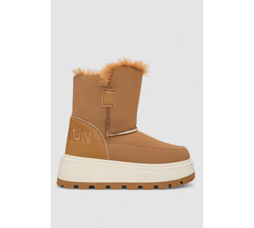 Угги женские зимние на меху, цвет коричневый, 243R-A