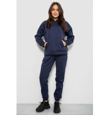 Спортивный костюм женский на флисе, цвет синий, 257R85