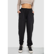 Спортивні штани жіночі, колір чорний, 238R115