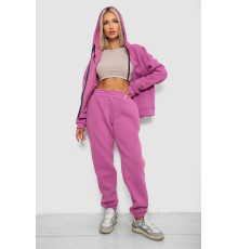 Спортивный костюм женский на флисе, цвет темно-сиреневый, 238R5715