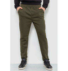 Спорт штани чоловічі на флісі, колір хакі, 238R56910