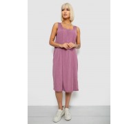 Сарафан жіночий в горох, колір сливовий, 257R733-1