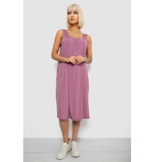 Сарафан жіночий в горох, колір сливовий, 257R733-1