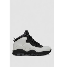 Черевики зимові чоловічі на хутрі, колір біло-чорний, 248RCX697