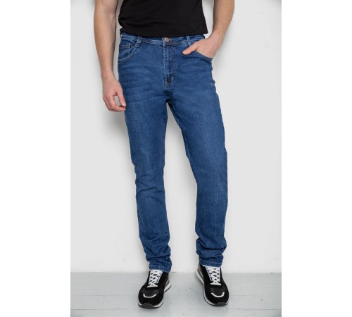 Джинсы мужские демисезонные, цвет синий, 243R8046