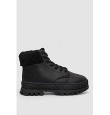 Черевики жіночі зимові на хутрі, колір чорний, 248RCX1750