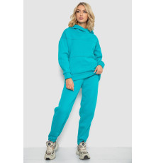 Спортивний костюм жіночий на флісі, колір бірюзовий, 247R10765