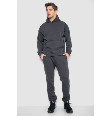 Спортивний костюм чоловічий на флісі, колір темно-сірий, 177R235-1