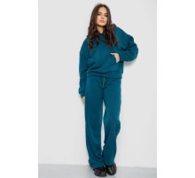 Спортивный костюм женский на флисе, цвет изумрудный, 241R2001-2