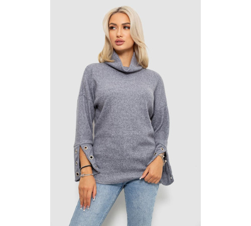 Гольф женский, цвет серо-синий, 257R111-1