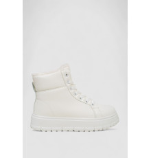 Черевики жіночі зимові на хутрі, колір білий, 248RMB01