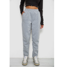 Спортивні штани жіночі на флісі, колір світло-сірий, 238R58641-1