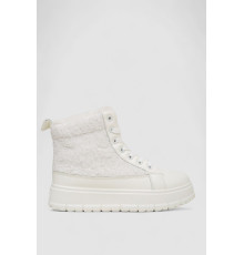 Черевики жіночі зимові на хутрі, колір білий, 248RMB14