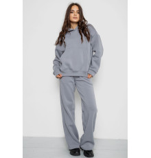 Спортивный костюм женский на флисе, цвет серый, 241R2001-2